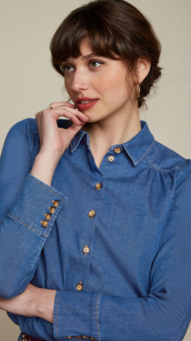 Carina Blouse Chambray