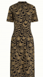 CHINESE MIDI DRESS BOBBIN JACQUARD