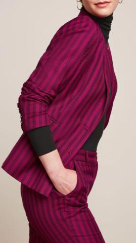 BROOKE BLAZER METRO STRIPE