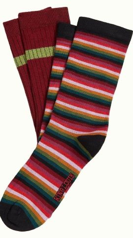 SOCKS 2PACK  MIMMI STRIPE