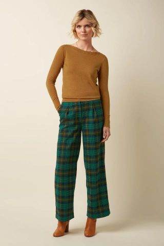 ROSA PANTS LEEDS CHECK