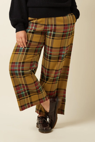 FEDERICA CUFF PANTS CAROLL CHECK