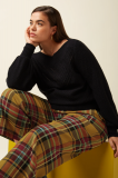 FEDERICA CUFF PANTS CAROLL CHECK