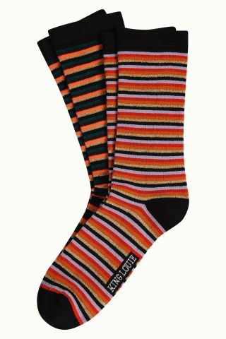 SOCKS 2-PACK VICHY STRIPE