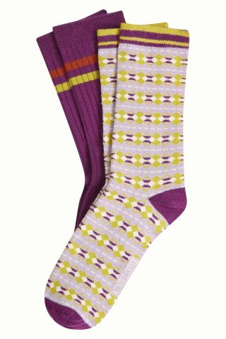 SOCKS 2-PACK VICHY FROSTY