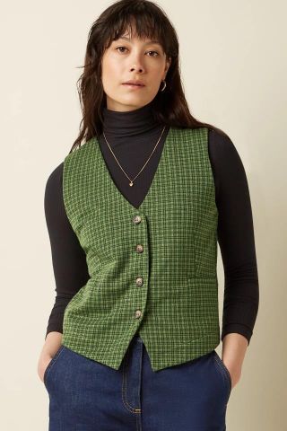 BIANCA GILET IVY CHECK