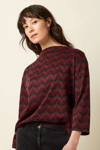 GUENDA TOP ESTELLE ZIGZAG