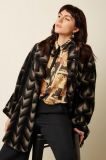 SHIYA KIMONO COAT DECO FUR