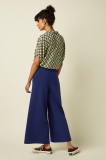 BORDER PALAZZO CROPPED PANTS MILANO