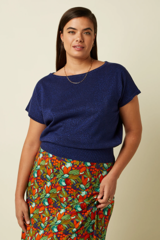 LAIA KNIT TOP LAPIS