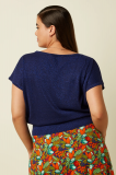 LAIA KNIT TOP LAPIS