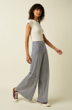 BORDER PALAZZO PANTS MARINIERE STRIPS