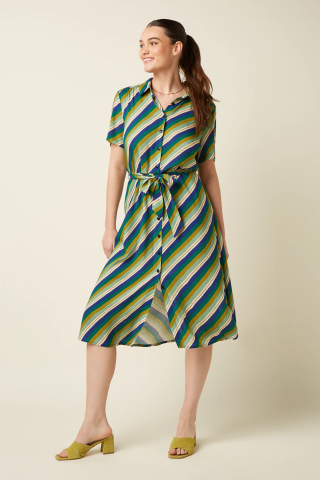 OLIVE MIDI DRESS