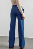 NUAMBER PANTS LONG MID BLUE