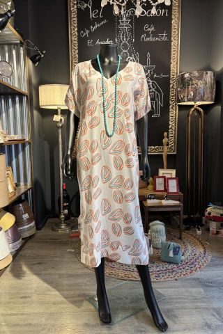 VESTIDO ESTAMPADO NUECES