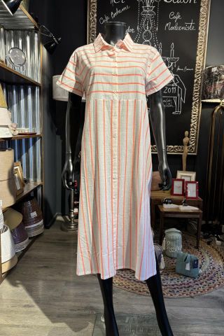 VESTIDO RAYAS FLUOR