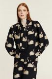 CAMISA CISNES CON LAZADA