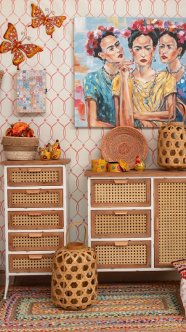 ALFOMBRA 95X150 MULTICOLOR RECT.