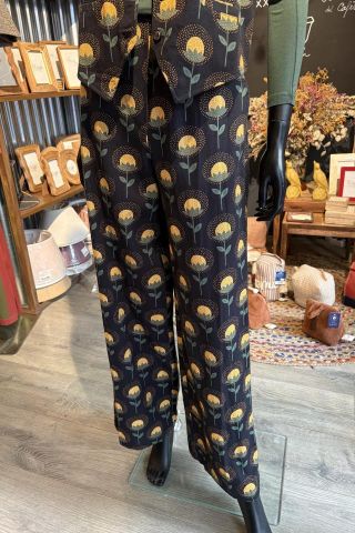 PANTALON FAUNA FLOR AMARILLO