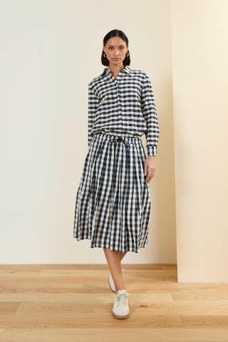 FALDA VICHY BLUE